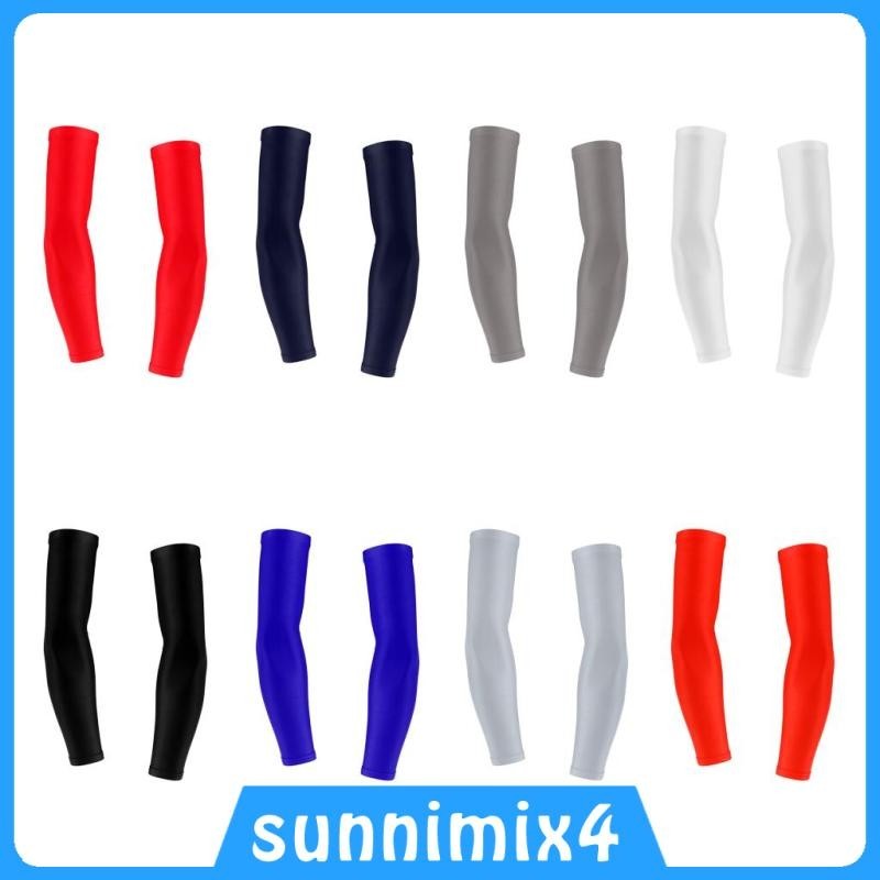 [H2Sports] ปลอกแขนกันแดด สีส้ม สําหรับเล่นฟุตบอล 1 คู่ XXL
