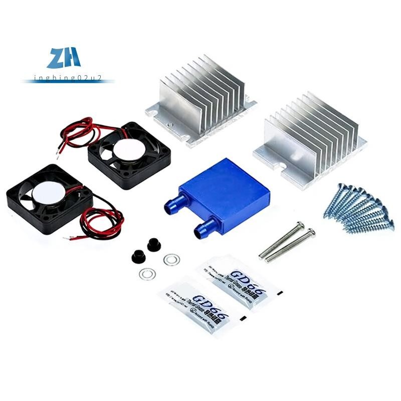 ชุดเครื่องปรับอากาศทําความเย็น ระบบทําความเย็น เทอร์โมอิเล็กทริก พร้อมพัดลม สําหรับบ้าน DIY 1 ชุด