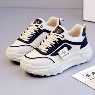 ใหม่ พื้นหนา HOTSALE รุ่นQ119 รองเท้าผ้าใบผู้หญิง รองเท้าแฟช…