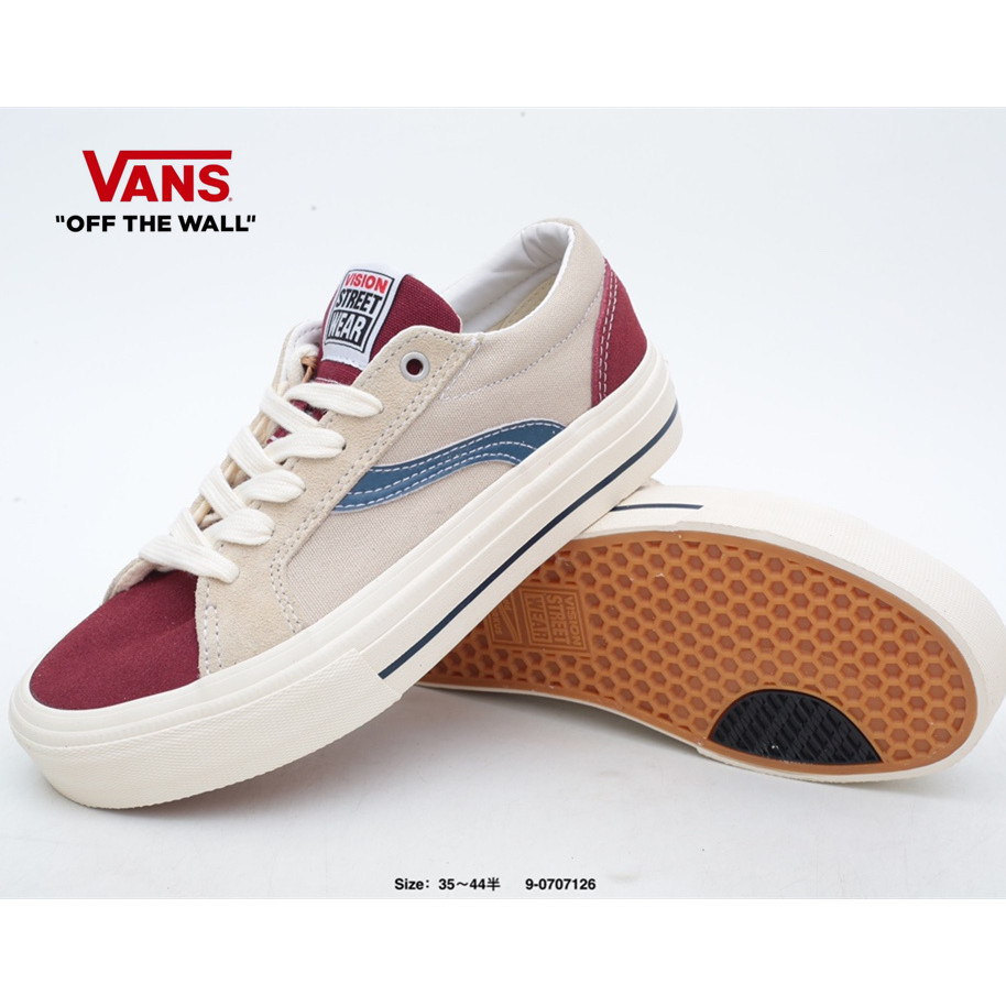 Vans Vision Street Wear รองเท้าสเก็ตบอร์ดใหม่ Series STICK รองเท้าผ้าใบลําลองสบาย