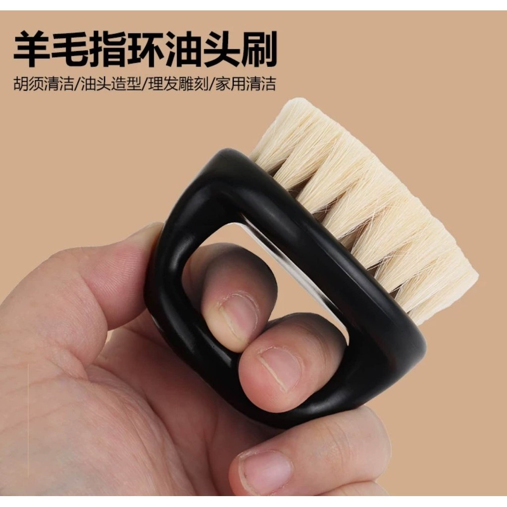 แปรงปัดฝุ่นขนแกะผสมไฟเบอร์ แปรงปัดฝุ่นเล็บ แปรงปัดเล็บ ปัดผงฝุ่นเล็ย ด้ามจับถนัดมือ มี 2สี - รูปที่ 2