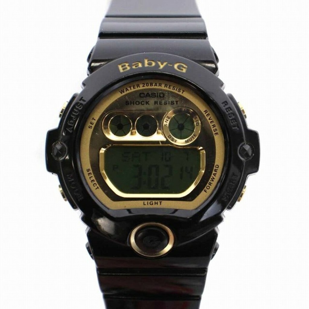 Casio Baby-G Watch Quartz Watch Black Gold BG-6901 Direct from Japan Secondhand