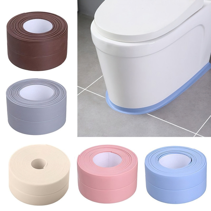 สติกเกอร์ติดผนัง PVC ห้องครัว/ซิงค์ป้องกันความชื้นคุณภาพสูง 3.2 ม.-SU888
