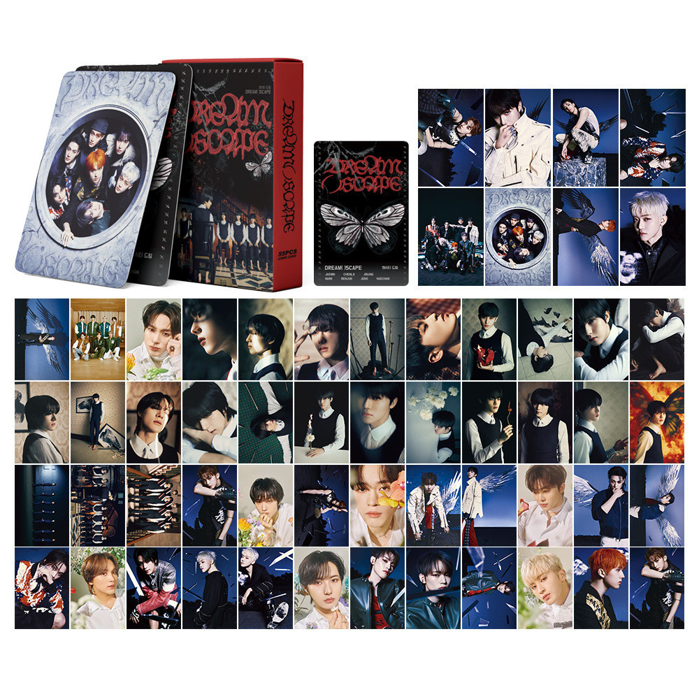 55pcs NCT DREAM Lomo Cards DREAM( )SCAPE Album Photocards Mark RENJUN Jeno HAECHAN JAEMIN Chenle Jisung Kpop Postcards On Sale JY