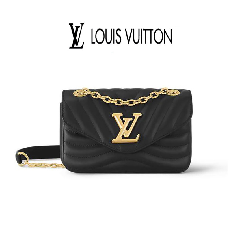 Louis Vuitton แท้ New Wave Small Chain Bag Women's Bag Crossbody Bag M20687