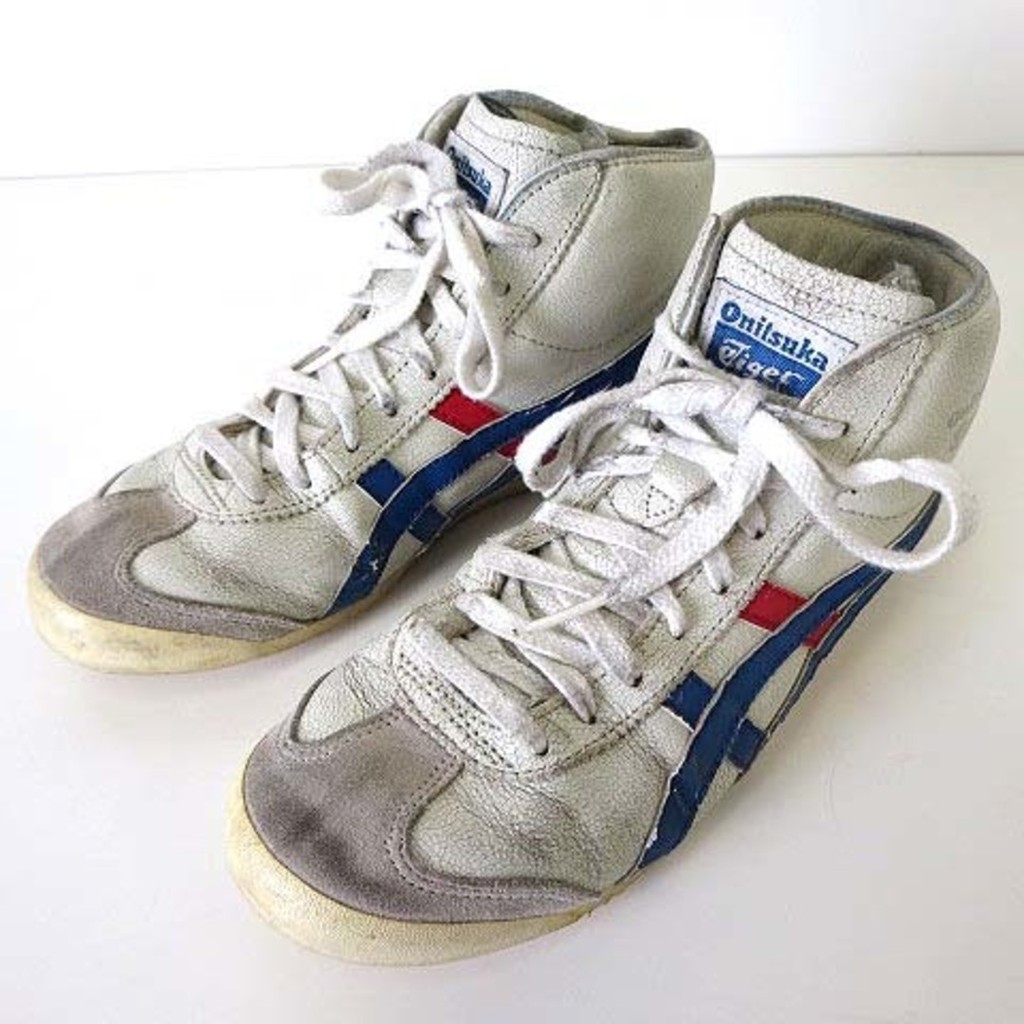 Onitsuka Tiger Mexico Midrunner THL328 White 23.5 cm Shoes Direct from Japan Secondhand