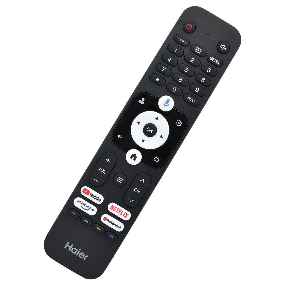 ใหม่ HTR-U31G รีโมทคอนโทรลด้วยเสียงสําหรับ Haier สมาร์ท LED Google TV L65FG