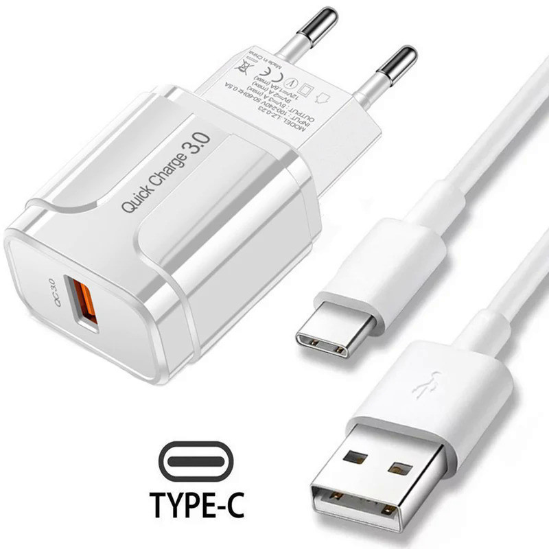 สายชาร์จเร็ว 18w 3.0 USB Type C สําหรับ OPPO A93 A83 A73 A53 A32 A72 A91 A92S Realme F17 7 6 5 Pro USB C