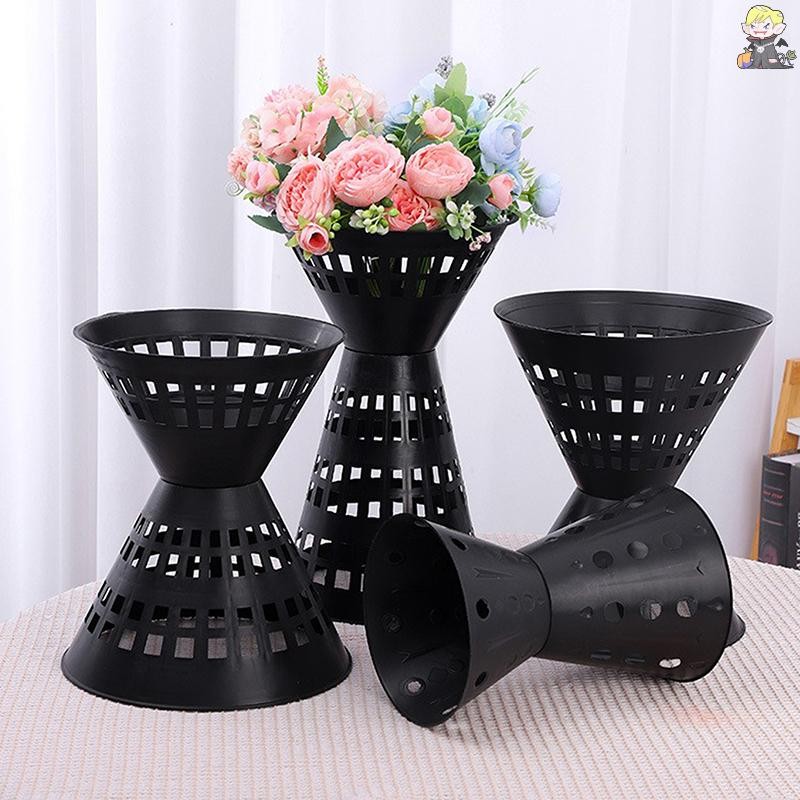 [CLA] 1 ชิ้นพลาสติกบรรจุภัณฑ์ดอกไม้ Liner Plant Stands Packing วัสดุ Fixing Bouquet การจัดฐานอุปกรณ์ดอกไม้ [TH]