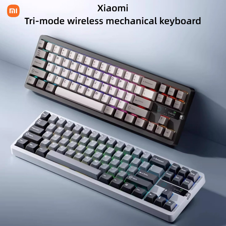 Xiaomi Mechanical Keyboard MK71Pro ไร้สายสามโหมด Hot Plug ปะเก็นโครงสร้างคีย์บอร์ดแบบกลไกที่กําหนดเอ