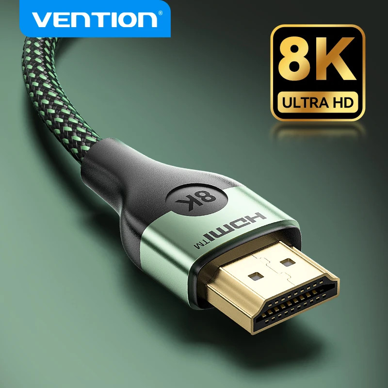 Vention 8K สาย HDMI 2.1 สําหรับกล่องทีวี PS5 48Gbps 8K/60Hz 4K/120Hz สาย HDMI HDR10+ HDCP2.2 สําหรับ PS4 HDMI Splitter 8K HDMI
