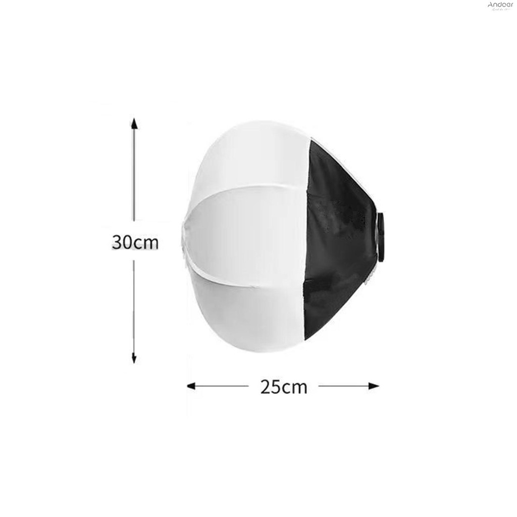 30 ซม./11.8 นิ้วโคมไฟ Softbox ทรงกลมพับกล่องนุ่มติดตั้งด่วน Mini Bowens Mount สตูดิโอการถ่ายภาพวิดีโออุปกรณ์เสริม