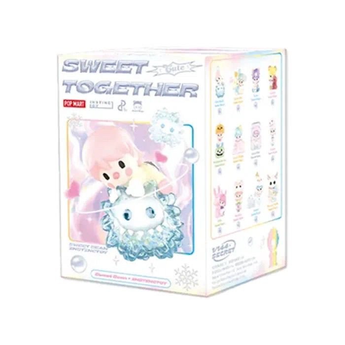 กล่องบอดอย่างเป็นทางการของ POPMART Kuromi ของเล่นของขวัญชุด Sweet Companion ของ Bubble Mart รูปหวาน 