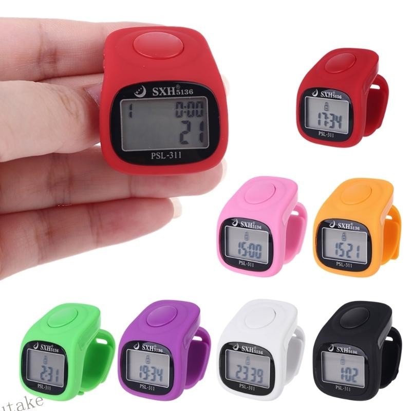 Uki Tally Finger Counter Digital Finger Counter พร้อมไฟ LED อิเล็กทรอนิกส์ดิจิตอล Hand Tally Counter