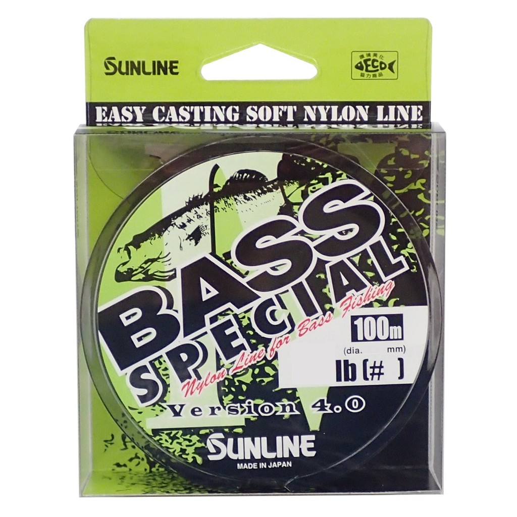 SUNLINE Nylon Line Bass Special HG 100m No. 5 20LB  
SUNLINE Nylon Line Bass Special HG 100m No. 1 4