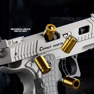 【กรุงเทพ เดลิเวอรี】TT-I20-11 TOY GUN เล่นเด็ก ปืนพกของเล่นที่ดึงปลอกกระสุนออกอัตโนมัติ ยิ แม่พิมพ์ว