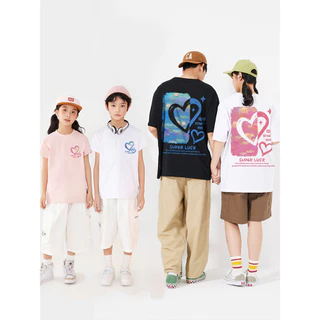 🔥พร้อมส่ง&COD🔥RINA STUDIO【Family T-shirts 100% cotton】เสื้อยืดแขนสั้นฝ้ายแท้รุ่นใหม่ปี 2025 ชุดครอบครัวสำหรับแม่และลูก