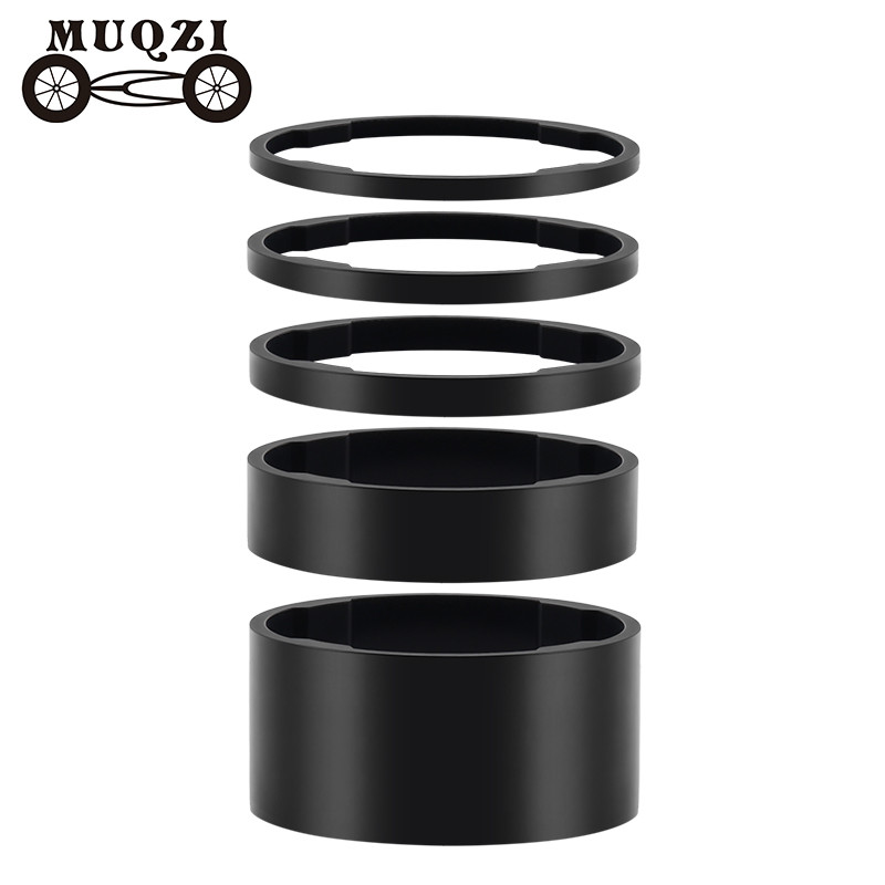 Muqzi จักรยานอลูมิเนียม Spacer 2/3/5/10/20 มม.จักรยานชุดหูฟังเครื่องซักผ้า 28.6 มม.หลอดส้อม Spacer อุปกรณ์เสริมจักรยาน