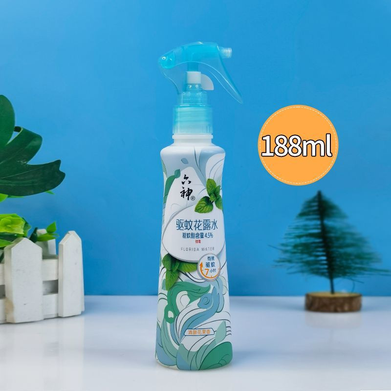น้ำยาไล่ยุง Liushen สเปรย์ไล่ยุง 188 มล. กลิ่นดอกไม้และผลไม้ที่ได้รับการปรับปรุง ไม่กัดยุง