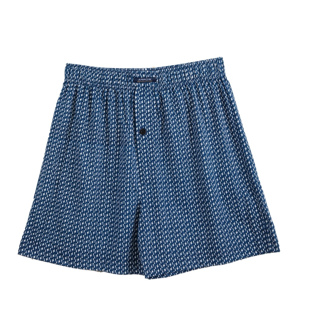 ARROW BOXER SHORTS กางเกงบ๊อกเซอร์ชาย พิมพ์ลาย สีกรม MXWX118