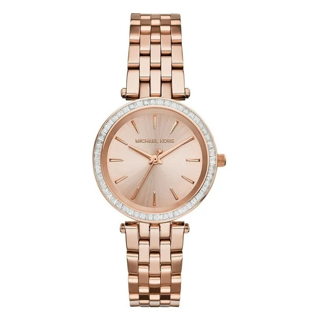 Michael Kors MK3366 Darci Three-Hand Watch with Glitz Accents 33mm