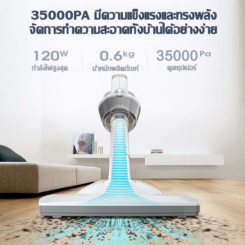 ดูดไว เครื่องดูดฝุ่น 99800PAทำความสะอาดพื้นแบบ 2 in 1เครื่องดูดฝุ่นในรถ เครื่องดูดฝุ่นไร้สาย