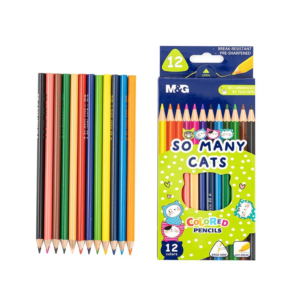 M&G COLOR PENCIL SO MANY CATS 12C 24C 36C/CRAYON PENCIL