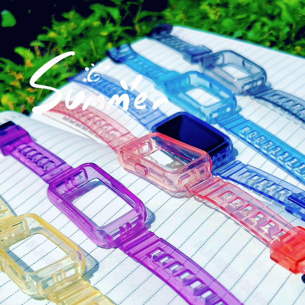 สายรัดข้อมือโปร่งใสสําหรับ Xiaomi Smart Band 9 Active Clear Glacier สําหรับ Mi Band9 Active NFC เปลี่ยนสร้อยข้อมืออุปกรณ์เสริม Sunshine Symphony สายรัด ราคา ถูกที่สุด ดีลบีเคเค แกลเลอรีภาพที่ 5