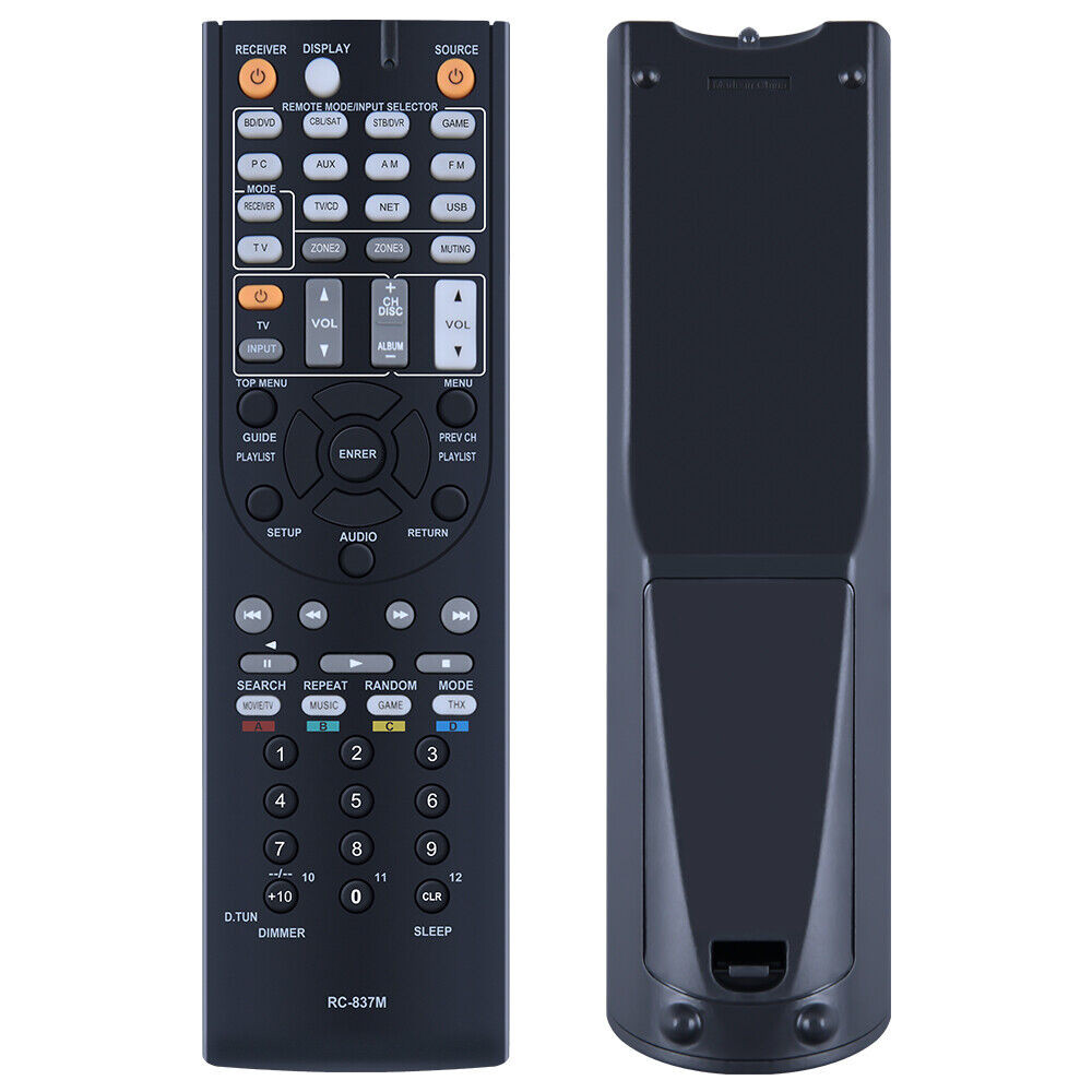 ใหม่ RC-837M เปลี่ยนรีโมทสําหรับตัวรับสัญญาณ AV Onkyo TX-NR616S TX-NR616B TXNR616