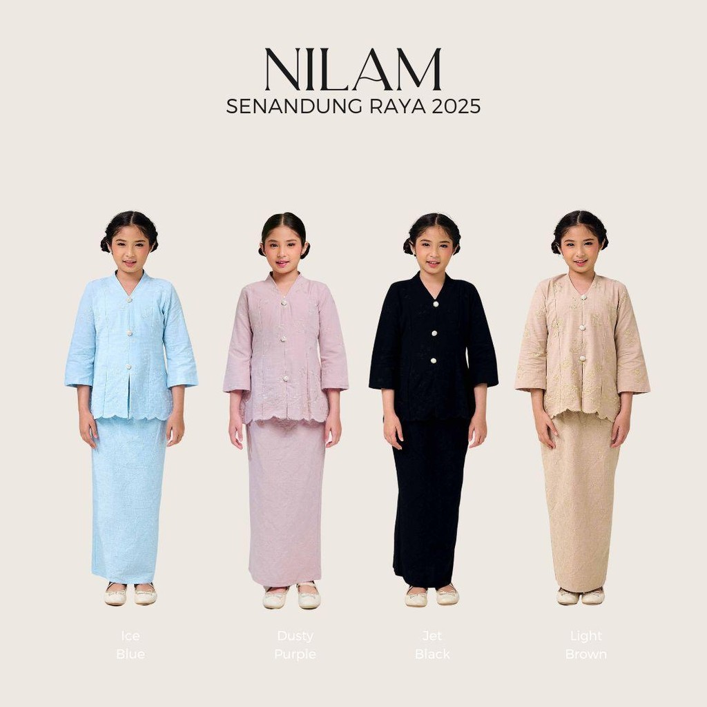 Baju Kurung Raya 2025 Nilam Kids Theins