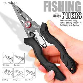 TT สแตนเลส Luya คีม multi-functional fish control anti-rust coag ขนาดเล็กปากคีมตกปลา cutg line PL