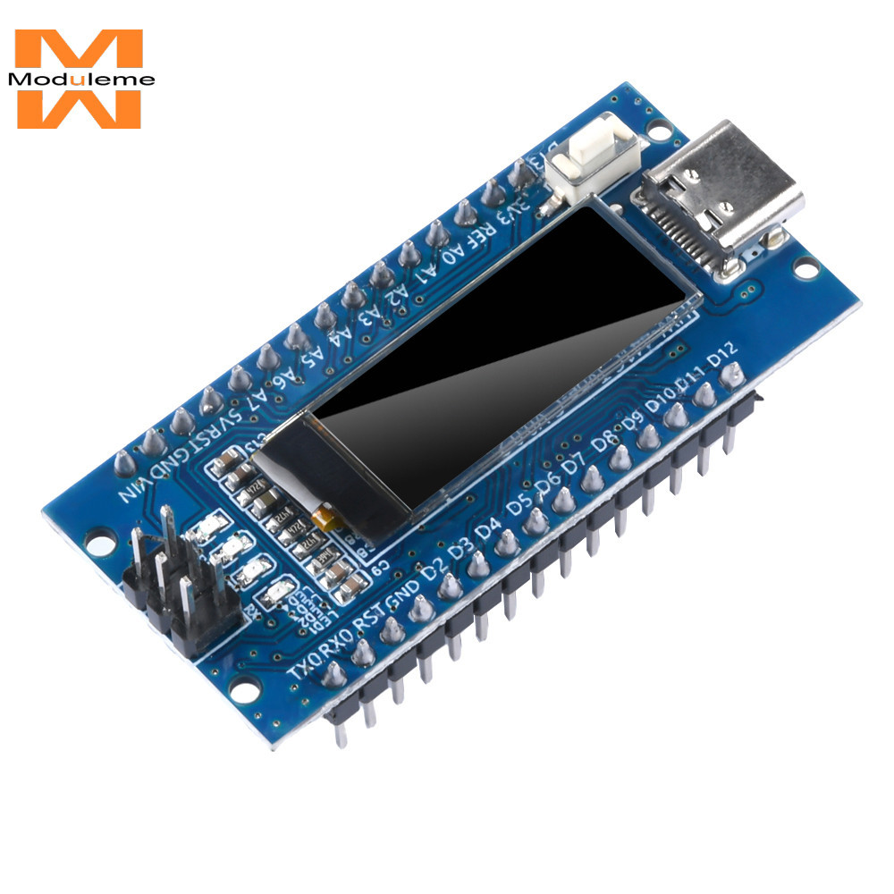 จอแสดงผล Oled Nano V3.0 Atmega328P Ch340C ในตัว 0.91 นิ้ว ความละเอียด 128*32 Ssd1306 Iic I2C สําหรับ