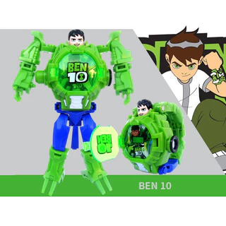 นาฬิกาเด็ก การออกแบบการ์ตูน ฉายภาพได้ นาฬิกาเบนเทนแปลงร่างได้ เล่นได้ ใส่ข้อมือได้