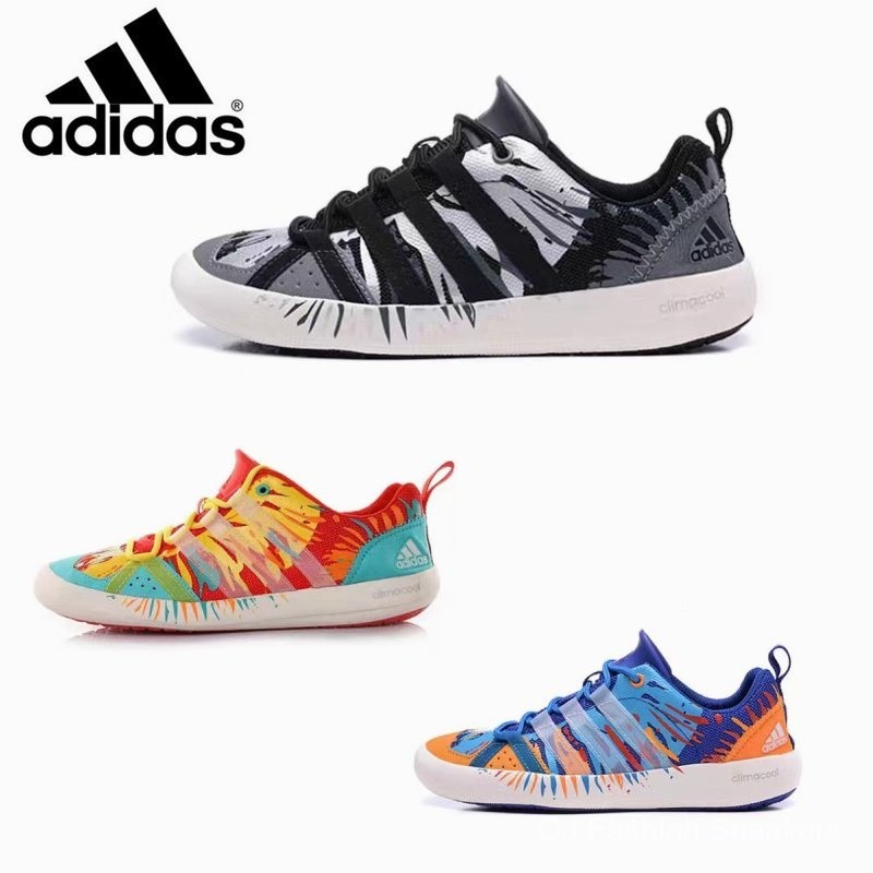 Adidas Terrex CC Boat Graphic Unisex Wading Shoes Outdoor Hiking Shoes Men Woman Quick-Drying Lightweight Graffiti Breat
