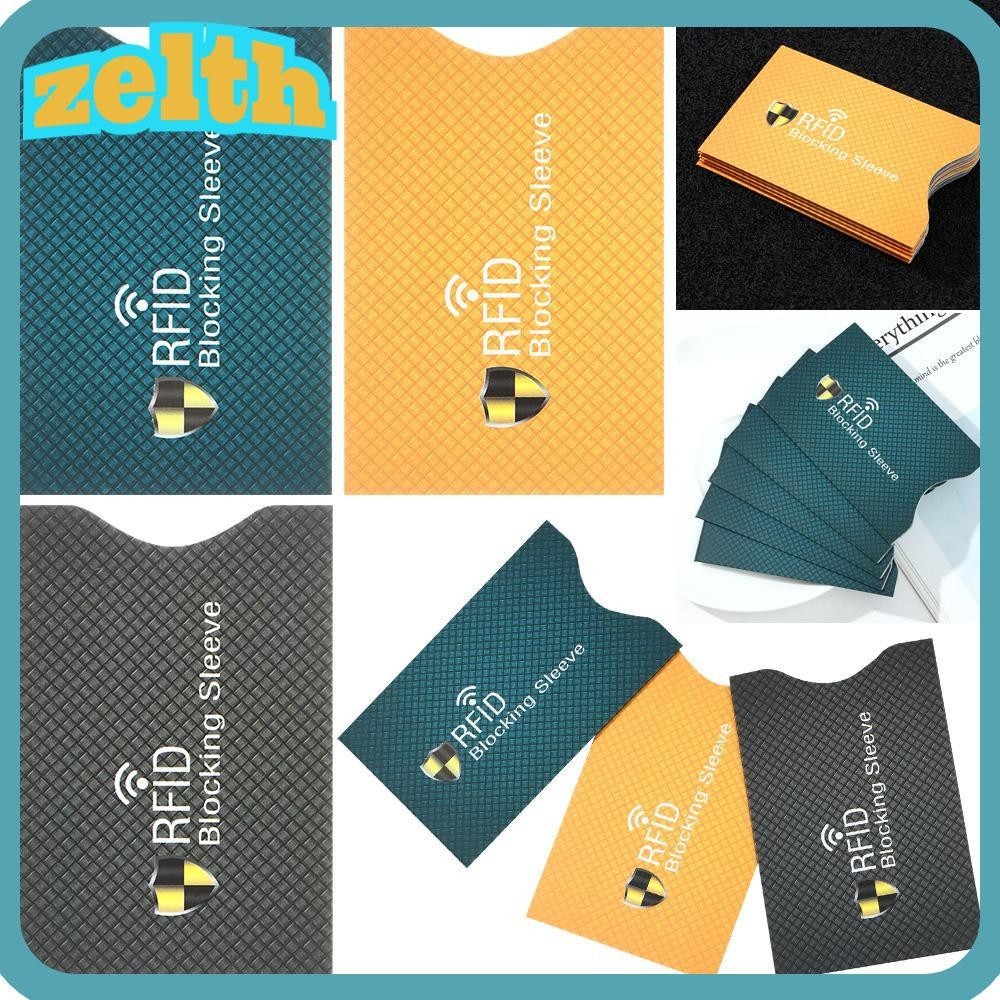 Zelth ซองใส่บัตรเครดิต อลูมิเนียม กันขโมย 5 ชิ้น