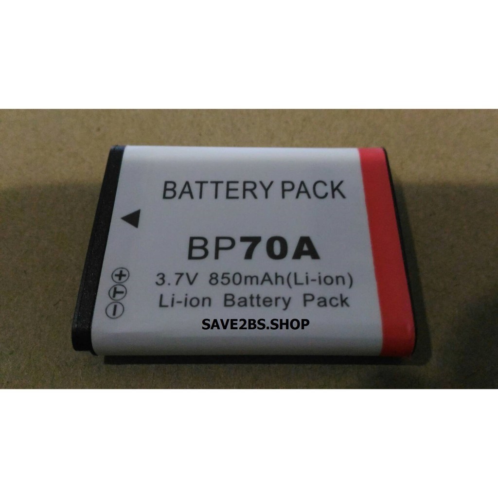 แบตกล้อง SAMSUNG BP70A  1200mAh สำหรับ  SL50 ES65 ES75 PL80 PL200 SL605 AQ100