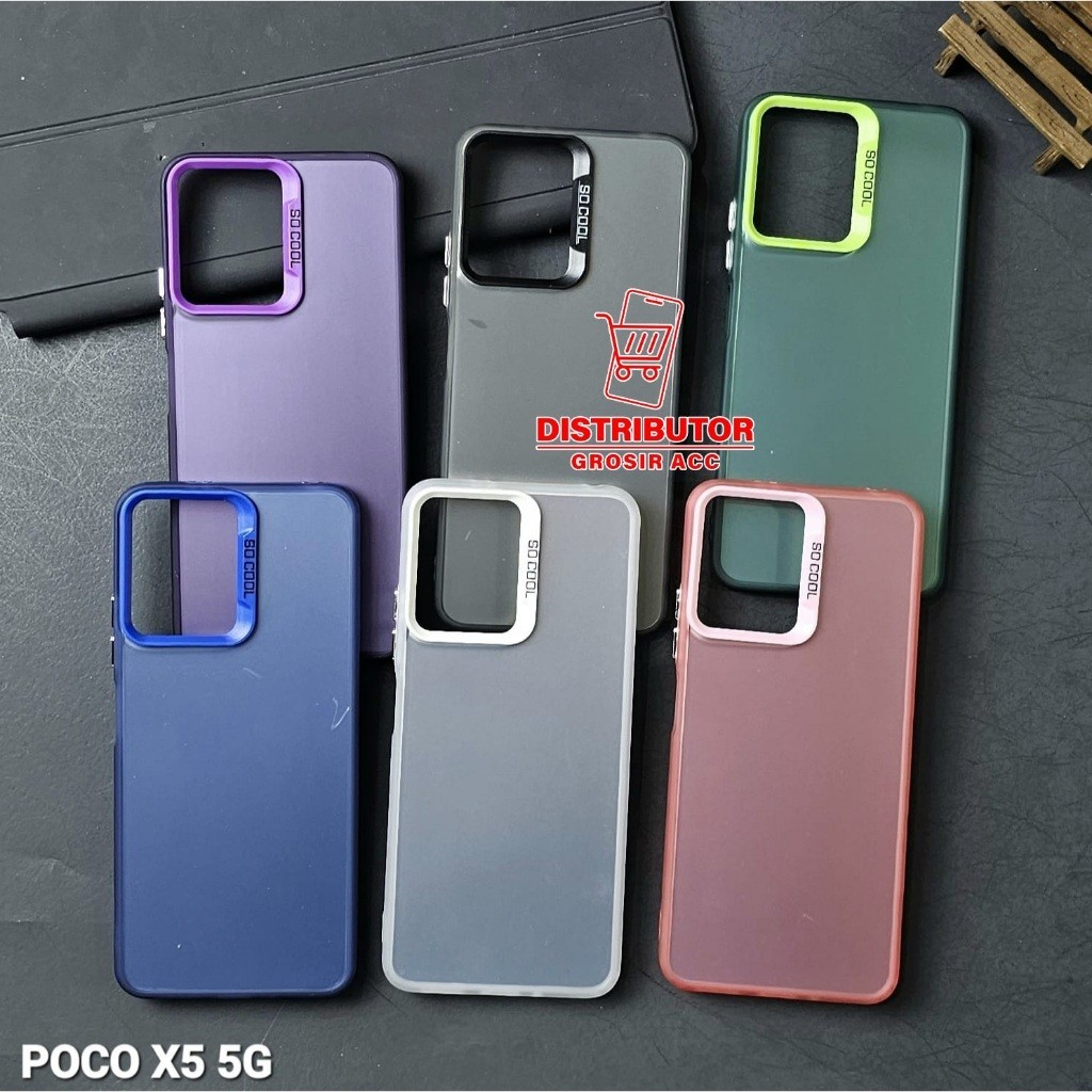 HOLILI ACC POCO X5 5G CASE IMD HYBRID PLATE HOLOGRAM CASE SOCOOL POCO X5 5G HYBRID