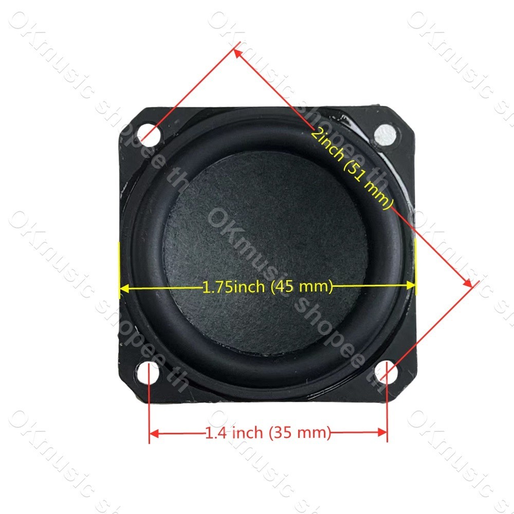 ตู้ลำโพง HK 1.75 นิ้ว full range speaker 8Ω 10W  เครื่องเสียงรถ ลําโพง แหลม 1.75 นิ้ว ลำโพงเสียงแหลม 2 เสียงแหลม