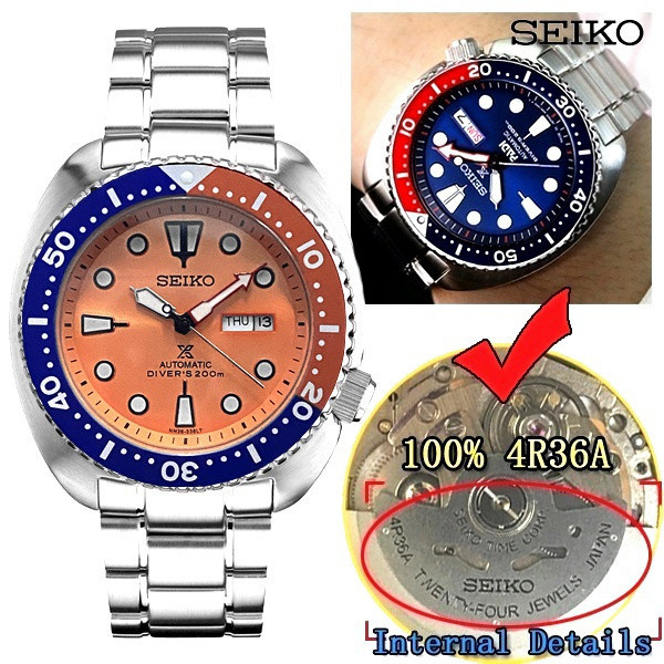 Seiko PADI Edition นาฬิกาข้อมือ 4R36 กลไกดําน้ํา สําหรับผู้ชาย SRPE99K1