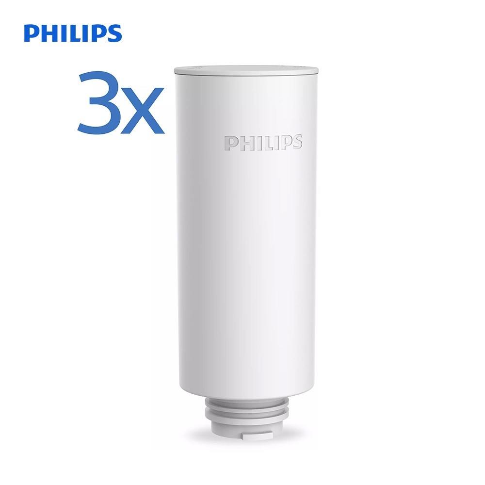 Philips AWP225 Filter ไส้กรองสำหรับเครื่องกรองน้ำ สำหรับเครื่องกรองน้ำแบบด่วน รุ่น AWP2980 ปริมาณแผ่นกรอง 3 ชุด