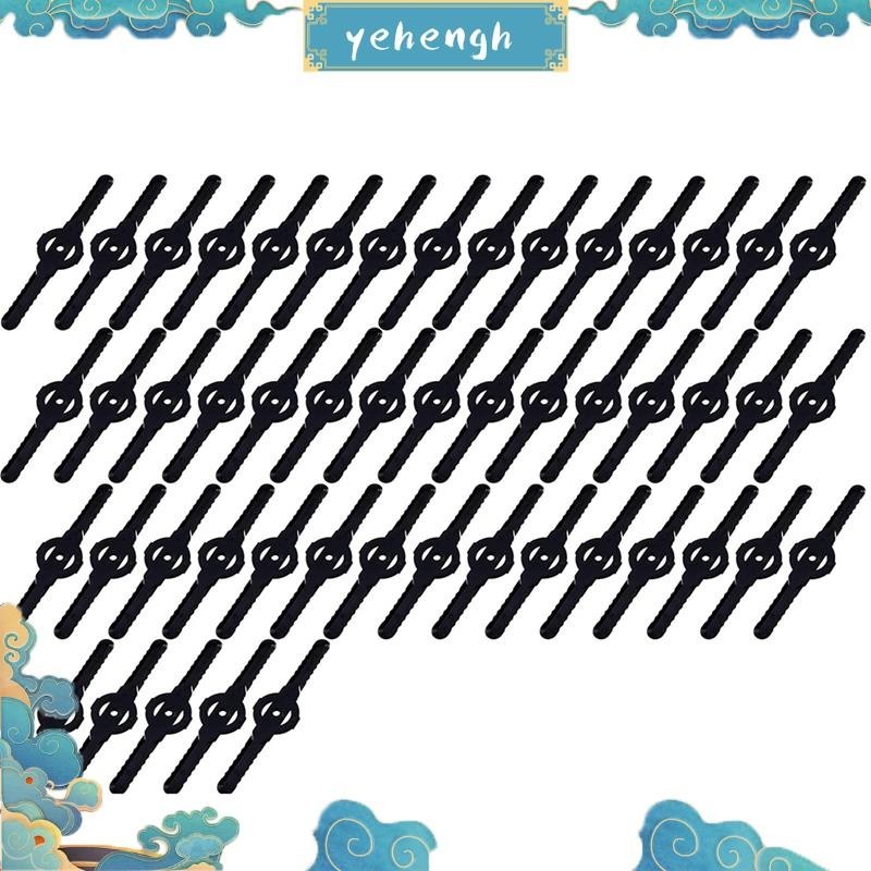 Yehengh ใบมีดเครื่องตัดหญ้า พลาสติก ไร้สาย อุปกรณ์เสริม สําหรับสวน 50 ชิ้น