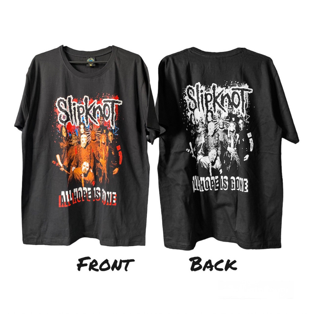 SL189 เสื้อยืดวงร็อค SLIPKNOT สลิปน็อต วินเทจ