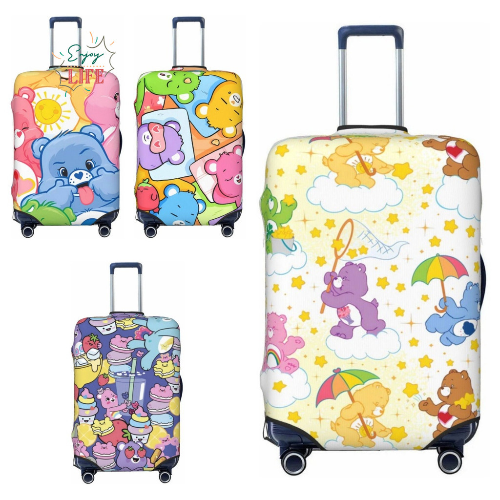Care Bears ส่วนบุคคลกระเป๋าเดินทาง Spandex ยืดหยุ่นกระเป๋าเดินทาง Protector ป้องกันฝุ่นกันน้ํา 1107