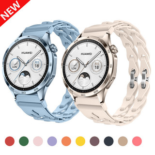 สายนาฬิกาข้อมือซิลิโคน 20 มม. 22 มม. สําหรับ Huawei GT4 Samsung galaxy watch 4 5 6 Pro 40mm 44mm 45mm