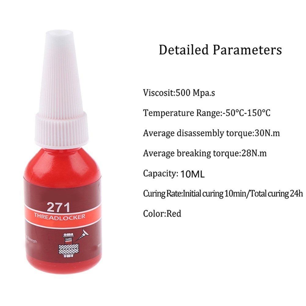 ⚡ขายดี⚡Loctite 222,242,243,263,271,277 กาวล็อคเกลียว 10 มล.