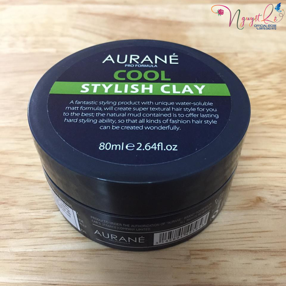 Aurane Cool Stylist Clay Matte Styling Wax 80ml [ Nyet Le ]