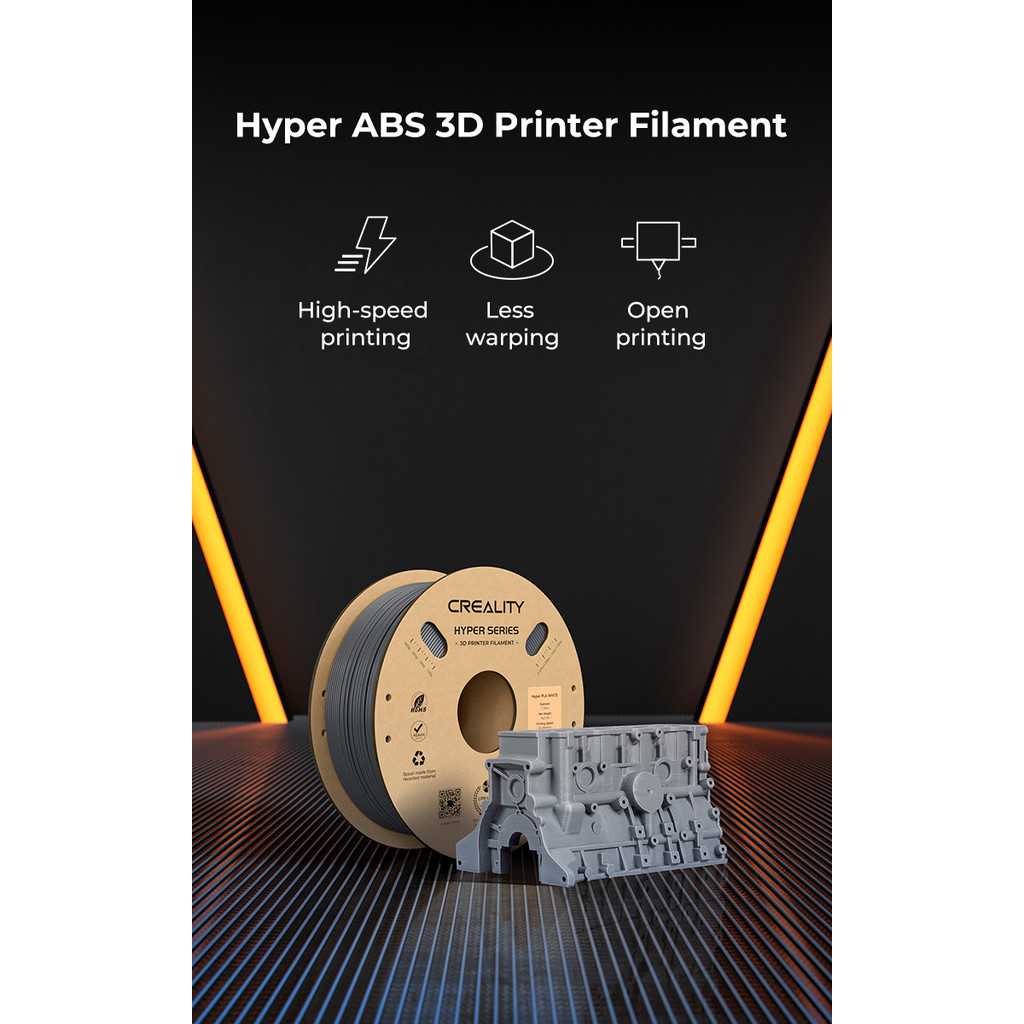 Creality 3D Filament Hyper ABS 1.75mm 1kg High-Speed Printing 3D Printer Filament