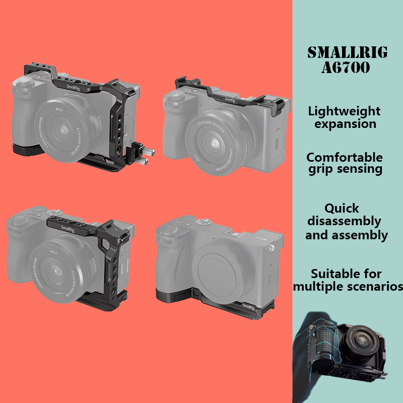 Smallrig A6700 บอร์ดขยายกล้อง สําหรับกล้อง Sony ถ่ายทอดสด ถ่ายรูปกระต่าย