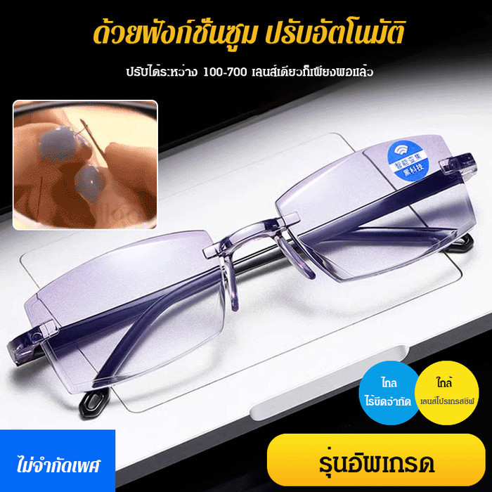 แว่นตาสายตายาวอัจฉริยะ พร้อมซูมอัตโนมัติ