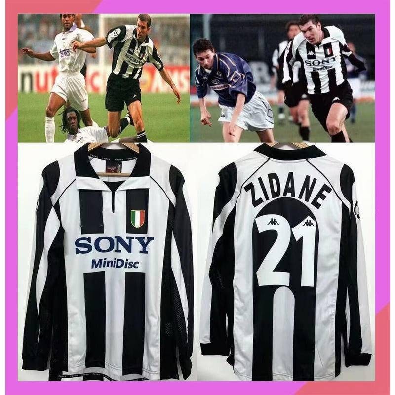 เสื้อกีฬาแขนสั้น ลายทีมชาติฟุตบอล Juventus 1997-1998 season ชุดเหย้า